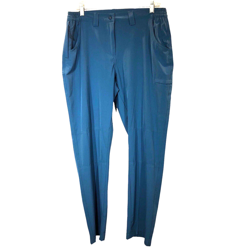 Mountain Warehouse Pants Womens 12 Blue Hiking Walking Stretch Trousers Outdoor